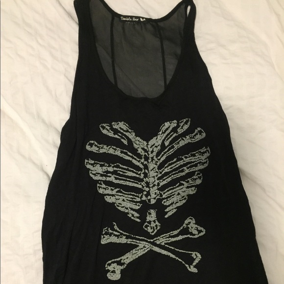 Skeleton heart + cross bones - Picture 2 of 3